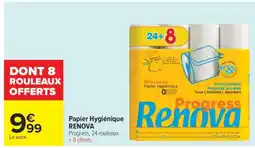 Carrefour Papier hygiénique RENOVA offre