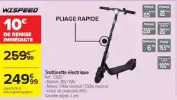 Carrefour Trottinette électrique offre