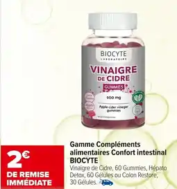 Carrefour maPara parapharmacie Gamme compléments alimentaires confort intestinal biocyte offre