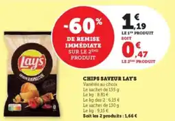 U Express Chips saveur lay's offre