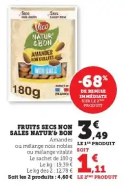 U Express Fruits secs non sales natur'& bon offre