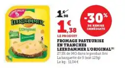 U Express Fromage pasteurise en tranches leerdammer l'original offre