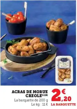 U Express Acras de morue creole offre