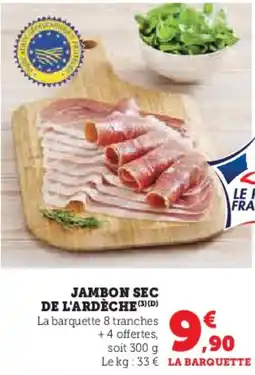 U Express Jambon sec de l'ardèche offre