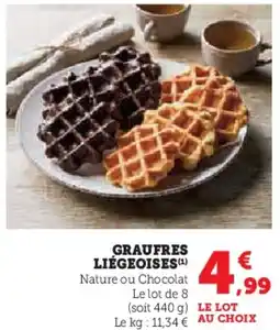 U Express Graufres liégeoises offre