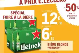 E.Leclerc "HEINEKEN" Bière blonde offre