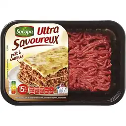 Carrefour Market Viande hachée pur bœuf 15% M.G. SOCOPA offre