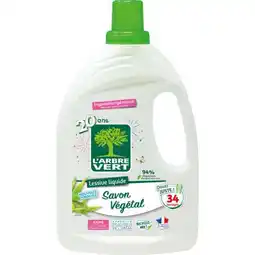 Carrefour Market L'ARBRE VERT Lessive liquide offre