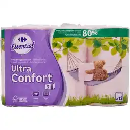 Carrefour Market CARREFOUR ESSENTIAL Papier hygiénique offre