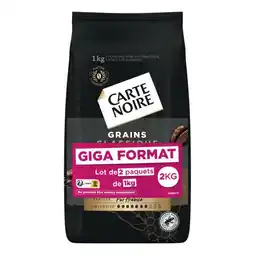 Carrefour CARTE NOIRE Café en grains Giga Format offre