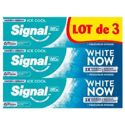 Carrefour SIGNAL Dentifrice White Now offre