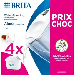 Carrefour BRITA Aluna Calendar 4 mois MAXTRA PRO blanche offre