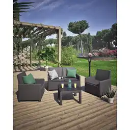 Carrefour KETER Salon bas Jade offre