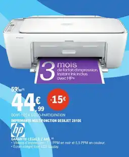 E.Leclerc HP Imprimante multifonction deskjet 2810e offre