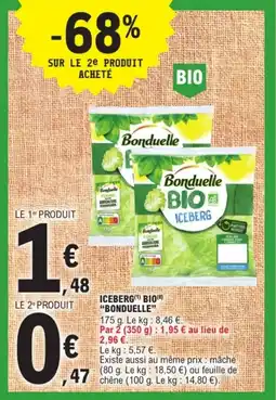 E.Leclerc "BONDUELLE" Iceberg bio offre