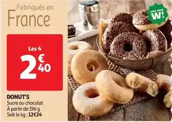 Auchan Donut's offre
