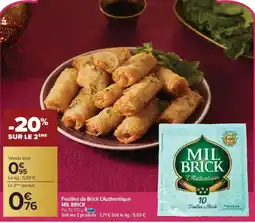 Carrefour Feuilles de brick l'authentique mil brick offre