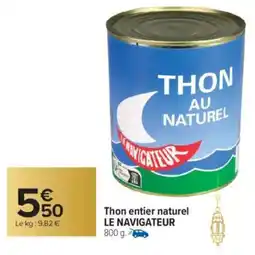 Carrefour Thon entier naturel le navigateur offre