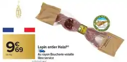 Carrefour Lapin entier halal offre