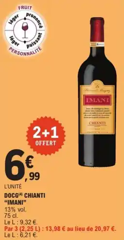 "IMANI" Docg chianti