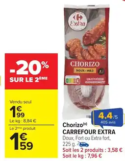 Carrefour Market Chorizo carrefour extra offre