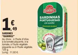 E.Leclerc "RAMIREZ" Sardines offre