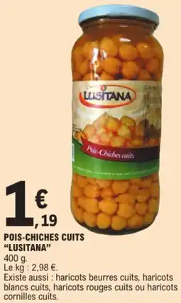 LUSITANA Pois-chiches cuits
