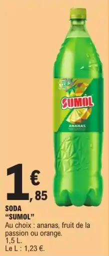 E.Leclerc SUMOL Soda offre