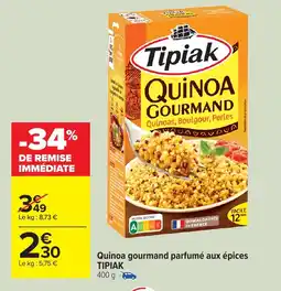 Carrefour Market Quinoa gourmand parfumé aux épices tipiak offre