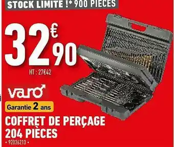 Brico Cash Coffret De Perçage 204 Pièces offre