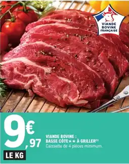 E.Leclerc Viande bovine : basse côte à griller offre