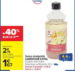 Carrefour Market Sauce vinaigrette carrefour extra offre