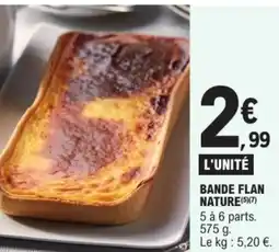 E.Leclerc Bande flan nature offre