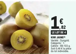 E.Leclerc Kiwi jaune offre