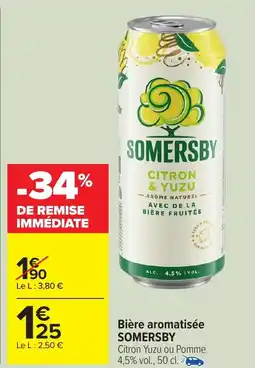 Carrefour Market Bière aromatisée somersby offre