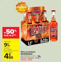 Carrefour Market Bière aromatisée desperados offre