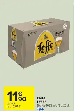 Carrefour Market Bière leffe offre