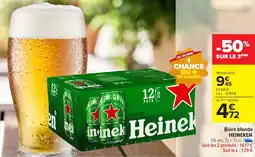 Carrefour Market Bière blonde heineken offre