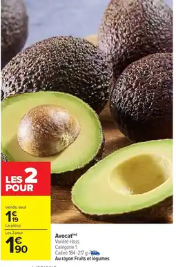 Carrefour Market Avocat offre