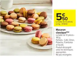 Carrefour Market Macaron classique offre