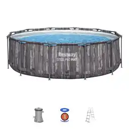 Carrefour Market BESTWAY Piscine hors sol ronde Steel Pro Max offre