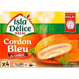 Carrefour Market ISLA DÉLICE Cordons bleus de dinde halal surgelés offre