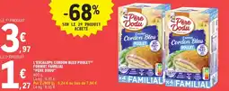 E.Leclerc "PÈRE DODU" L'escalope cordon bleu poulet format familial offre