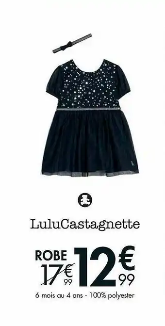 Gémo Robe LuluCastagnette offre
