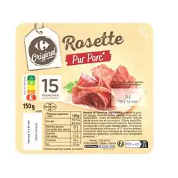 Carrefour Market Carrefour Original Rosette pur porc offre