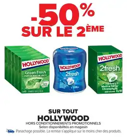 Carrefour Market Sur tout hollywood offre