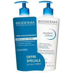 Carrefour BIODERMA DUO Crème Ultra-nourrissante ATODERM offre