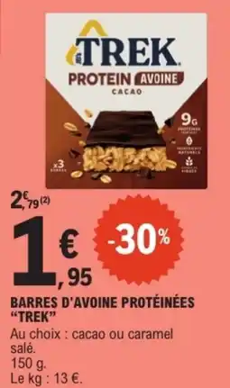TREK Barres d'avoine protéinées