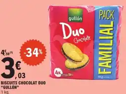E.Leclerc "GULLÓN" Biscuits chocolat duo offre