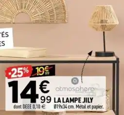 Centrakor La lampe jily offre